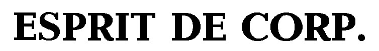 esprit de corp