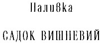 садок вишневий