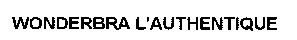 wonderbra l`authentique