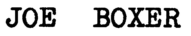 joe boxer