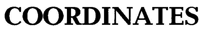coordinates