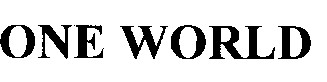 one world