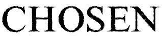 chosen