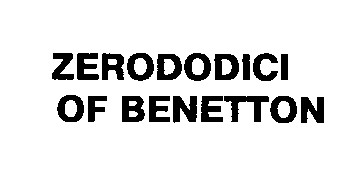 zerododici of benetton