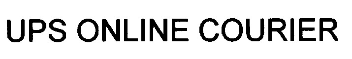 ups online courier