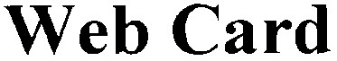web card