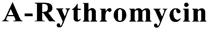 a-rythromycin a rythromycin