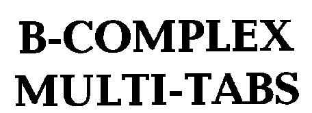 b-complex multi-tabs b complex multi tabs