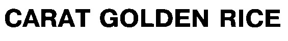 carat golden rice