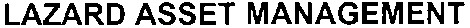lazard asset management