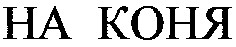 на коня