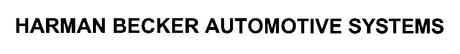 harman becker automotive systems
