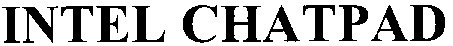 intel chatpad