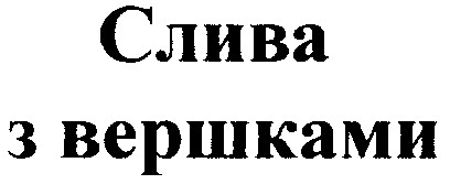 слива з вершками