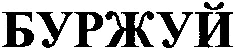 буржуй