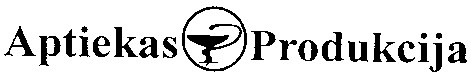 aptiekas produkcija