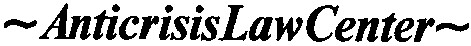anticrisis law center