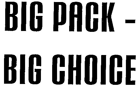 big pack-big choice