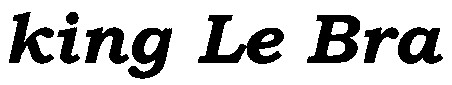 king le bra
