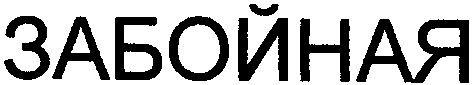 забойная