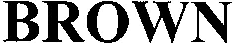 brown
