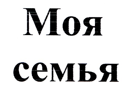 моя семья