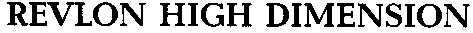 revlon high dimension