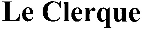 le clerque