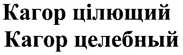 кагор целебный