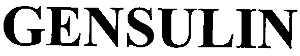 gensulin