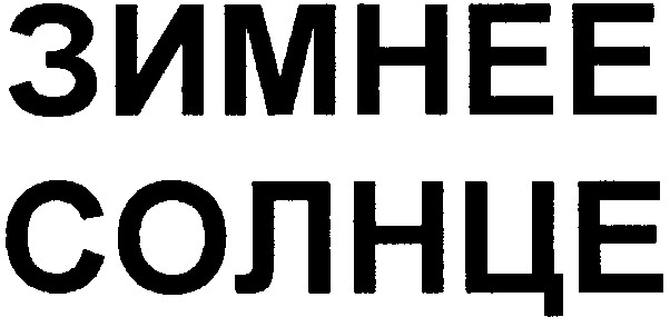 зимнее