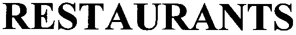 restaurants