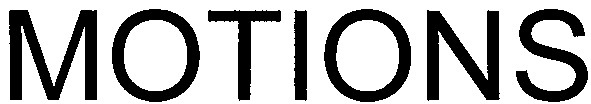 motions