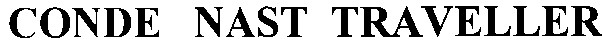 conde nast traveller