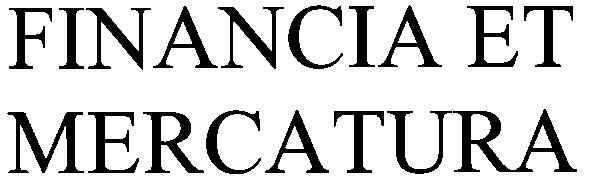 financia et mercatura