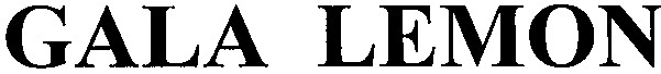 gala lemon