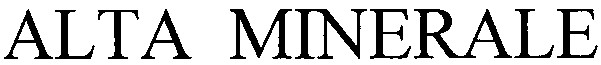 alta minerale