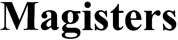 magisters