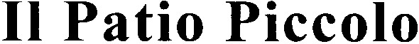 il patio piccolo