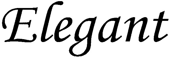 elegant