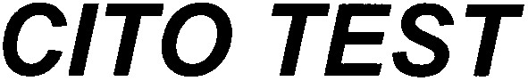 cito test
