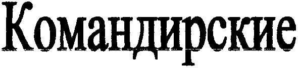 командирские