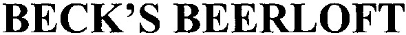beck's beerloft