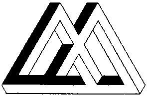 м