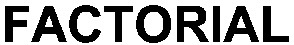 factorial