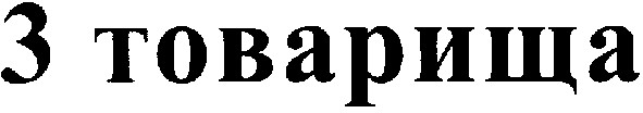 3 товарища