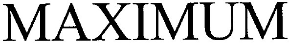 maximum