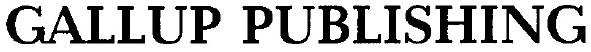 gallup publishing