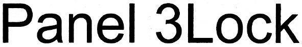 panel 3 lock