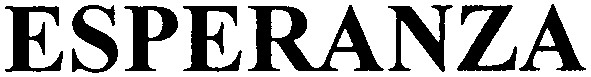 esperanza